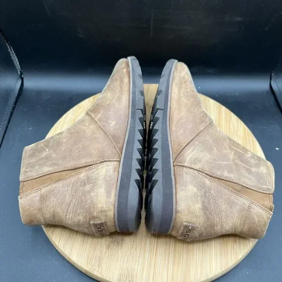 Sorel Harlow Womens Size 8 Brown Zip Waterproof Leather Boots NL3735-242 - Picture 7 of 9